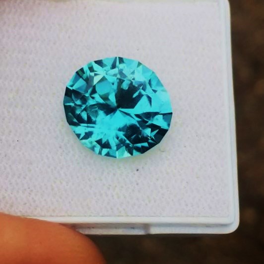 AGL Certified! Cuprian Paraiba Type Tourmaline 5.20 ct! GL Litnon.com