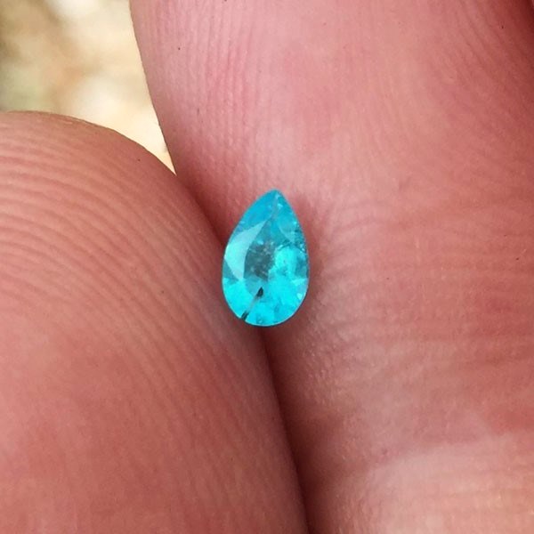 Tiny Treasure Genuine Brazil Neon Paraiba Tourmaline  Litnon.com