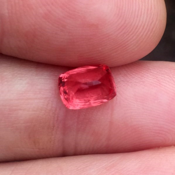 Pad Color Intense Orange Pink Burmese Spinel 2.28 ct  Litnon.com