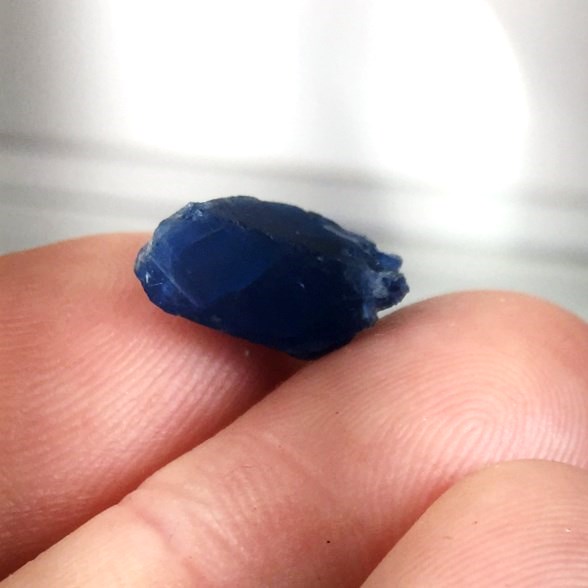 Ultra Rare! Royal Blue Afghanite Facet Rough 4.80 ct GL Litnon.com