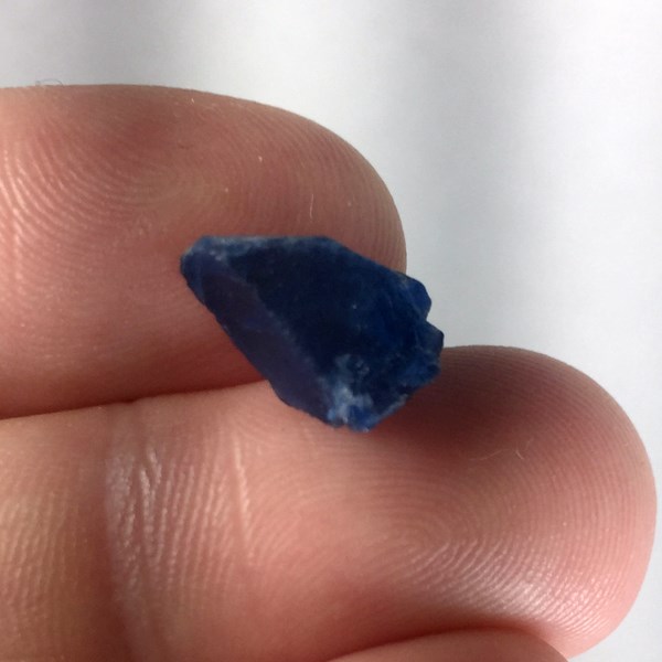 Ultra Rare! Royal Blue Afghanite Facet Rough 4.80 ct GL Litnon.com
