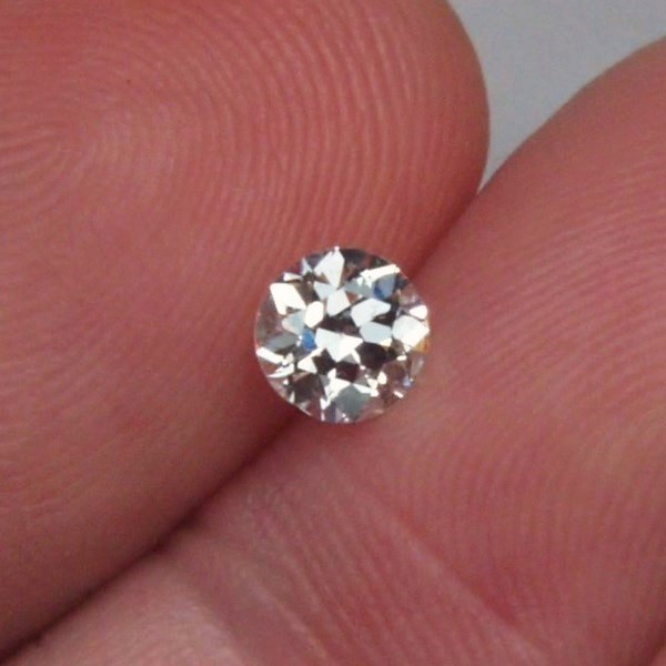 Antique Euro Cut Diamond VS-1 H color 0.61 ct  Litnon.com