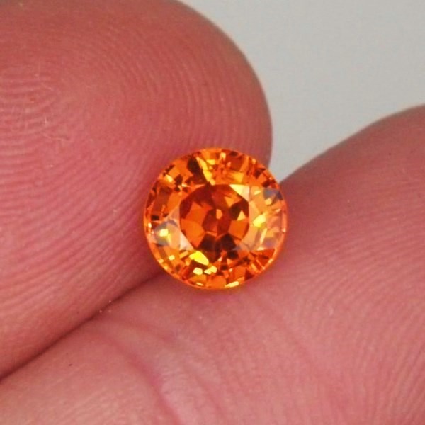 Color & Fire!  Mandarin Spessartite Garnet  2.08 ct  GL Litnon.com
