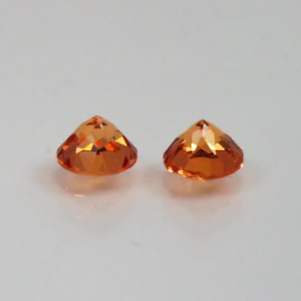 Color & Fire!  Mandarin Spessartite Garnet Pair 1.98 ct tw  Litnon.com