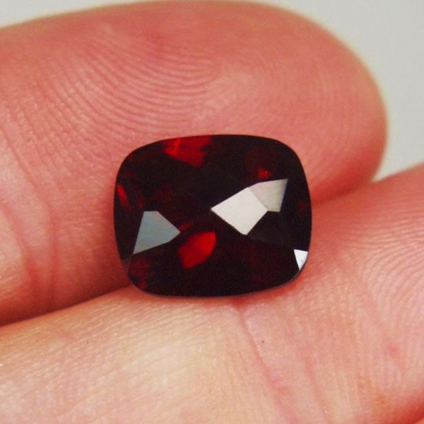 Big Deep Blood Red Orissa Garnet 6.81 ct  Litnon.com
