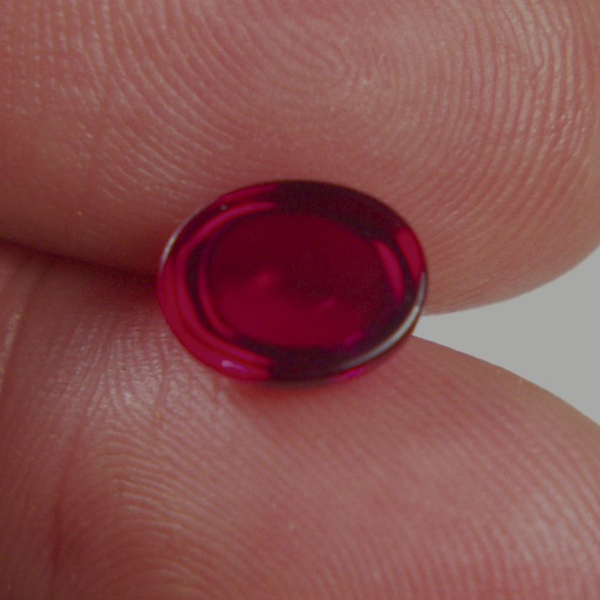 Perfect! Lab Grown Blood Red Ruby Corundum Cabs  Litnon.com