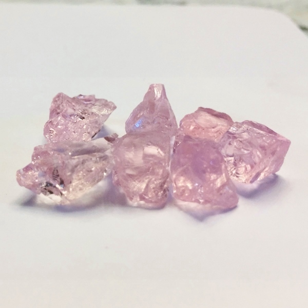 Pure Pink Morganite Clean Facet Rough Nigeria 44.54 ct  Litnon.com