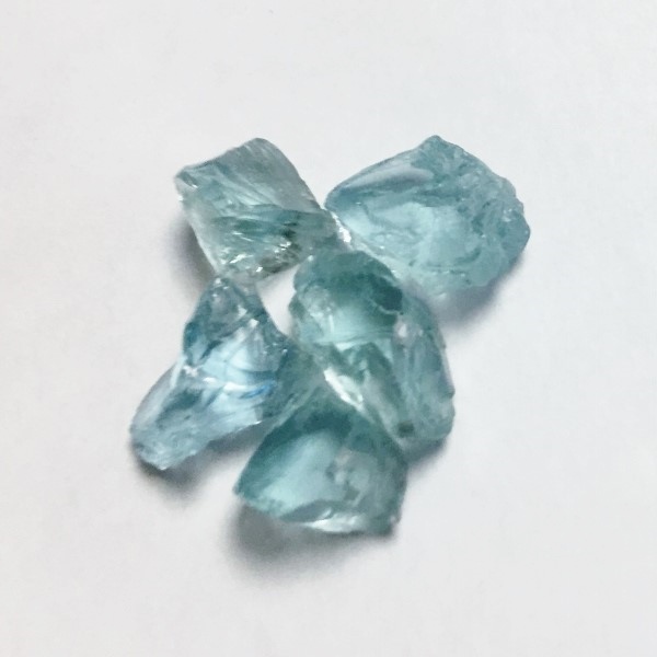 Blue Aquamarine Facet Rough Nigeria 34.87 ct  Litnon.com