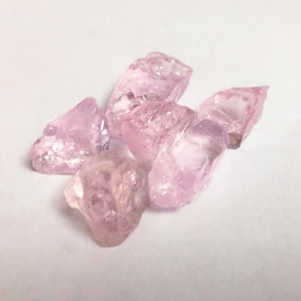 Pure Pink! Morganite Clean Facet Rough Nigeria 30.50 ct  Litnon.com