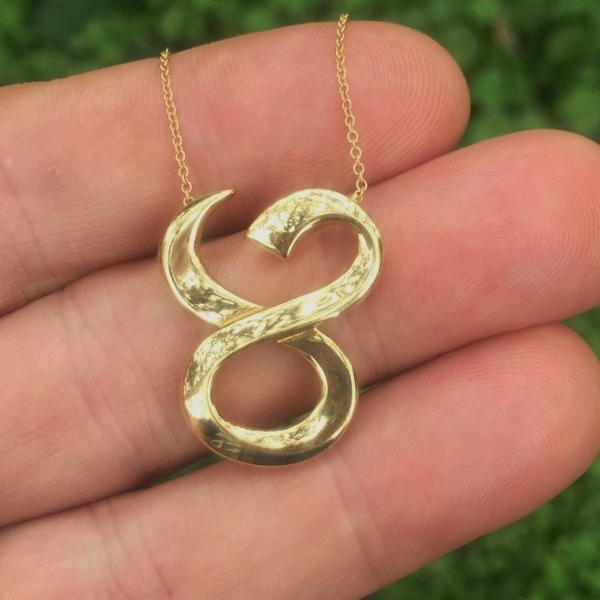 Tiffany and Co. Paloma Picasso Rare Style 18kt Gold Necklace  Litnon.com