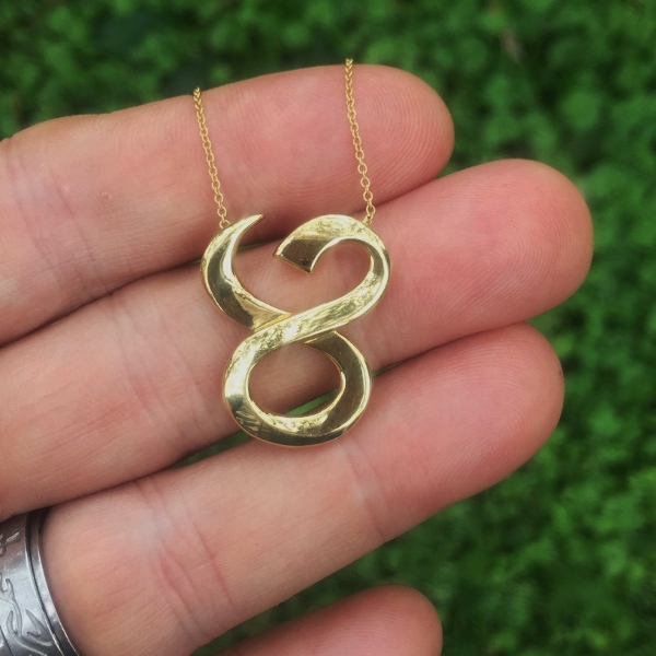 Tiffany and Co. Paloma Picasso Rare Style 18kt Gold Necklace  Litnon.com