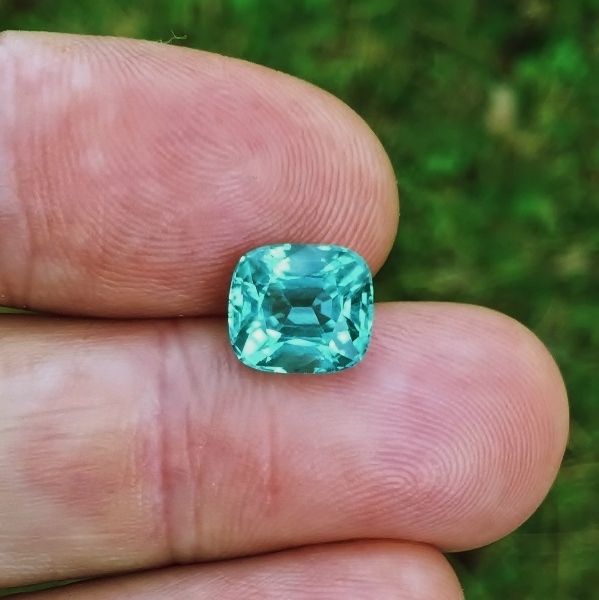 Special Color and Bright Natural Tourmaline Afghanistan 3.79 ct GL Litnon.com