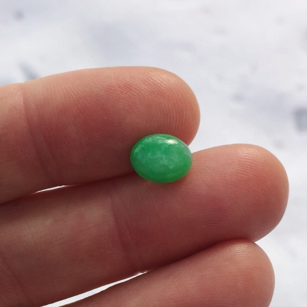GIA Certified Natural Green Burmese Jadeite 3.04 ct.  Litnon.com