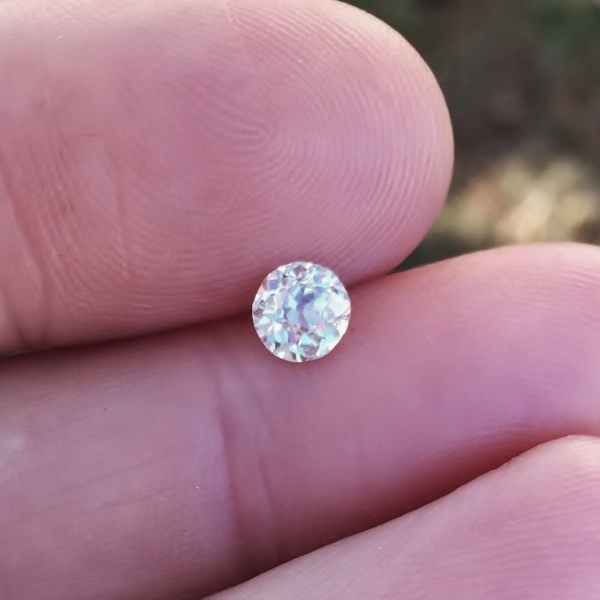 Antique Euro Cut Diamond SI-1 J color 0.63 ct  Litnon.com