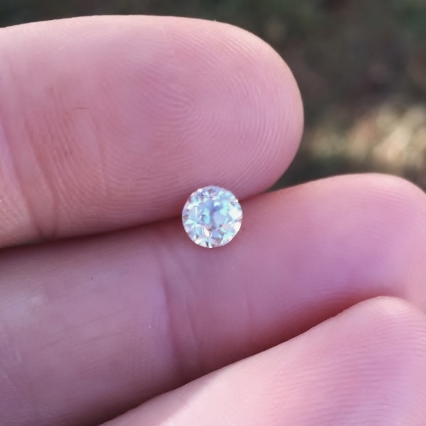 Antique Euro Cut Diamond SI-1 J color 0.63 ct  Litnon.com