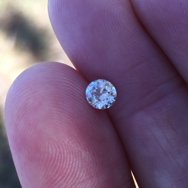 Antique Euro Cut Diamond VS1 - H Color 0.52 ct  Litnon.com