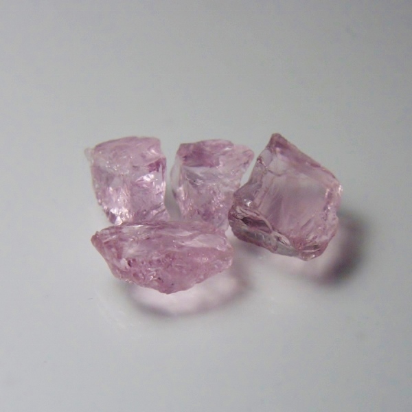 Pure Pink Morganite Clean Facet Rough Nigeria 35.80 ct  Litnon.com