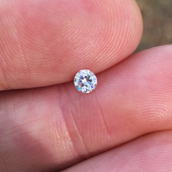Antique Euro Cut Diamond SI-2 - G-H Color 0.27 ct  Litnon.com