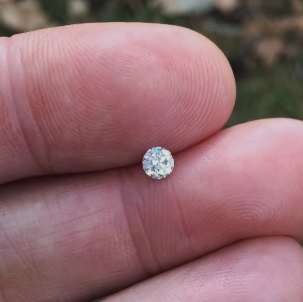 Antique Euro Cut Diamond SI-2 - G-H Color 0.27 ct  Litnon.com