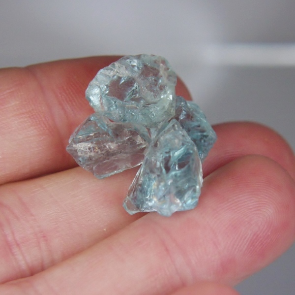 Nice Color Aquamarine Facet Rough Nigeria 7.1 grams  Litnon.com