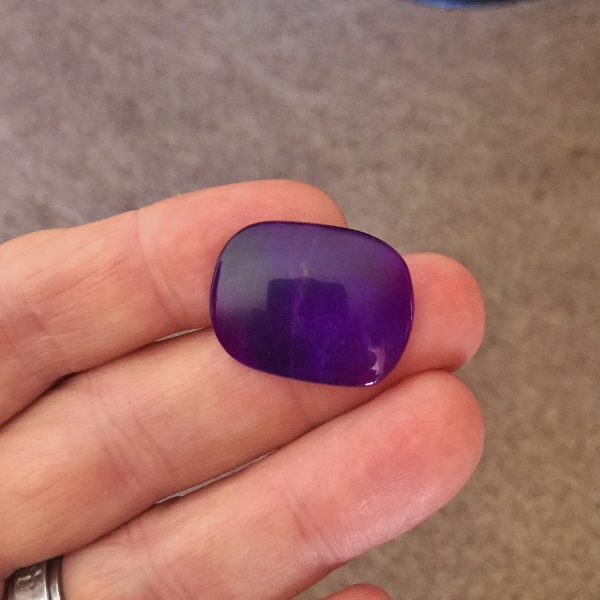 Gem! Rare Fine Color Sugilite Cabochon Africa 19.10 ct GL Litnon.com