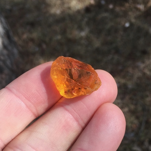 Old Stock Top Crystal Citrine Facet Rough Brazil 31.02 ct  Litnon.com