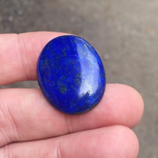 Awesome Color Lapis Lazuli Pyrite Cab Afghanistan  Litnon.com