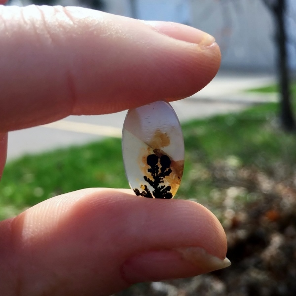  All Natural! Ring Size Dendritic Agate India  Litnon.com