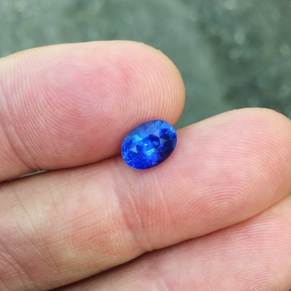 Certified Unheated! Natural Blue Ceylon Sapphire 2.55 ct  Litnon.com