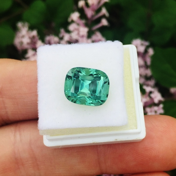 Special Color & Bright! Natural Tourmaline Afghanistan 6.70 ct GL Litnon.com