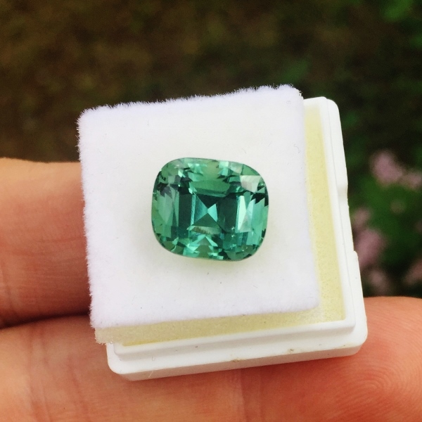 Special Color & Bright! Natural Tourmaline Afghanistan 6.70 ct GL Litnon.com