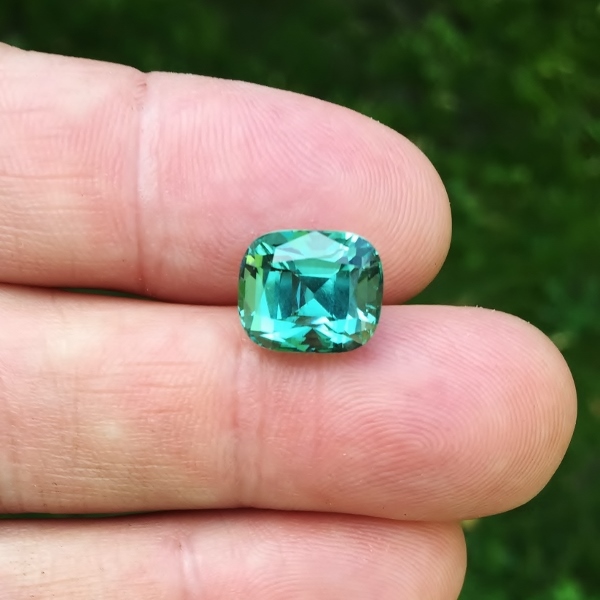 Special Color & Bright! Natural Tourmaline Afghanistan 6.70 ct GL Litnon.com