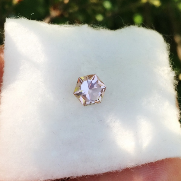 USA Cut! Collectors Golden Pink Tourmaline Nigeria! 1.15 ct  Litnon.com