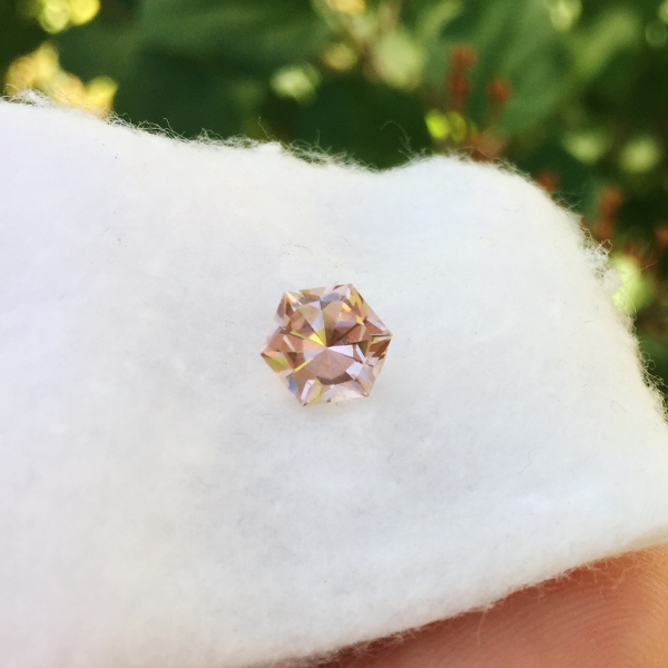 USA Cut! Collectors Golden Pink Tourmaline Nigeria! 1.15 ct  Litnon.com