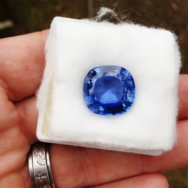 AGL Certified Unheated Ceylon Blue Sapphire 17.31 ct!  Litnon.com