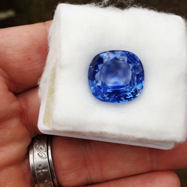 AGL Certified Unheated Ceylon Blue Sapphire 17.31 ct!  Litnon.com