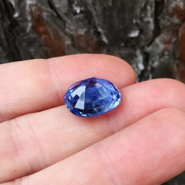 AGL Certified Unheated Ceylon Blue Sapphire 17.31 ct  Litnon.com