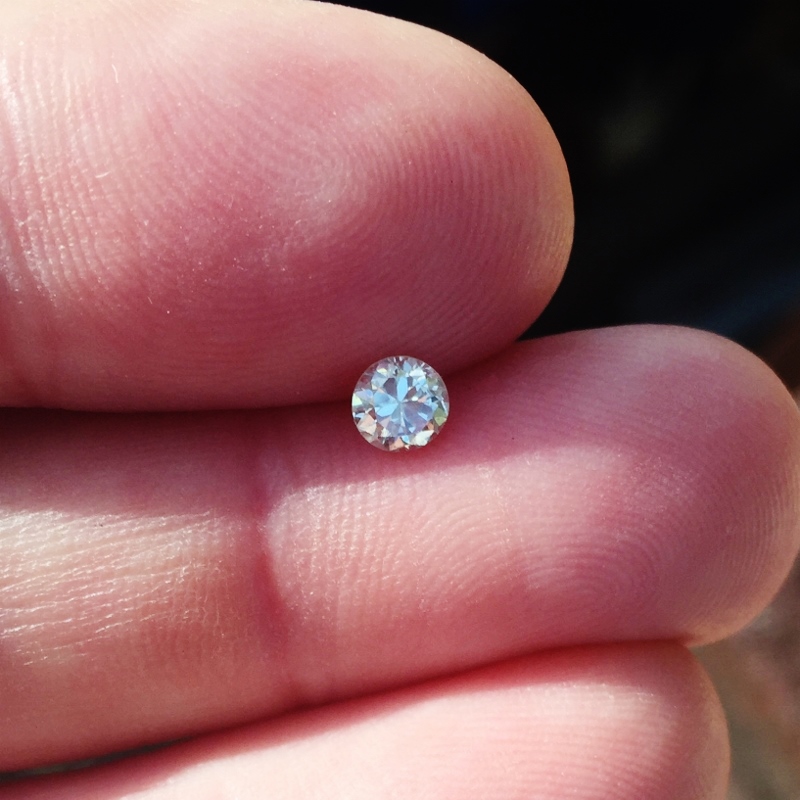 Antique Euro Cut Diamond SI-1 J color 0.40 ct  Litnon.com