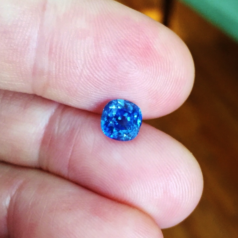 Unheated! Certified Natural Blue Ceylon Sapphire 2.27 ct  Litnon.com