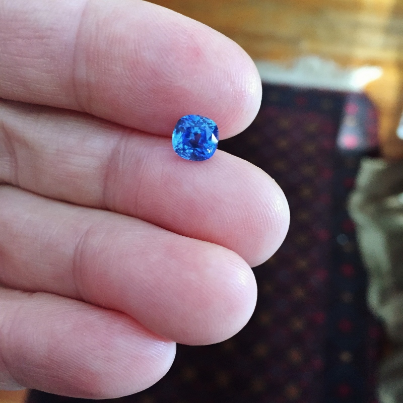 Unheated! Certified Natural Blue Ceylon Sapphire 2.27 ct  Litnon.com