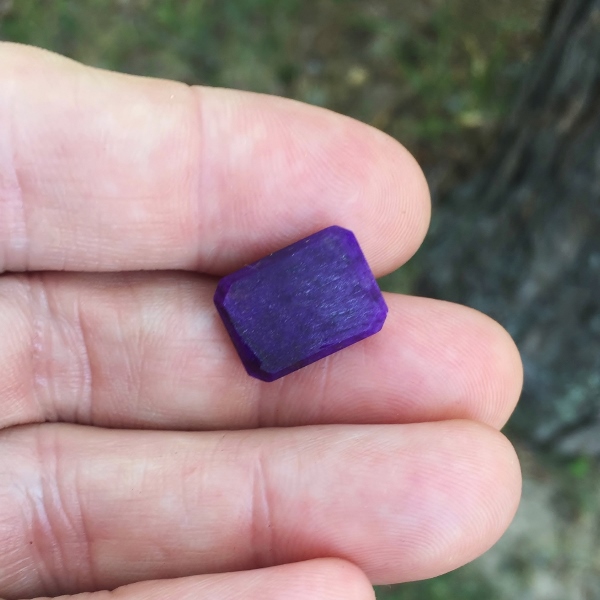 Gem! Rare Fine Color Sugilite Cabochon Africa 9.40 ct GL Litnon.com