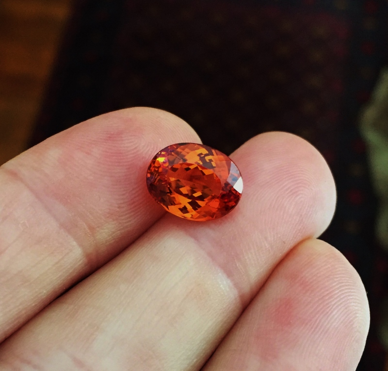 Classic Color Natural Spessartite Garnet Nigeria 7.28 ct  Litnon.com