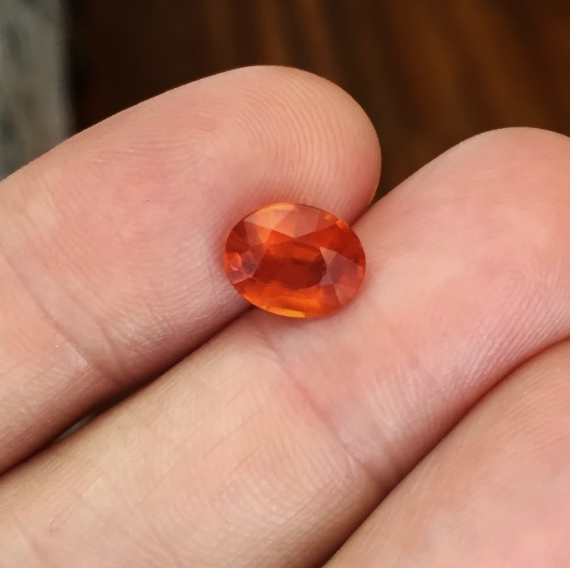  Cinnamon Orange Grossular Hessonite Garnet Sri Lanka  3.18 ct  Litnon.com