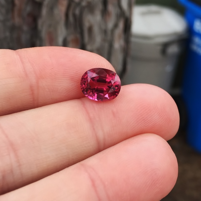 Color! Pink - Red Rubelite Tourmaline Nigeria 3.84 ct  Litnon.com
