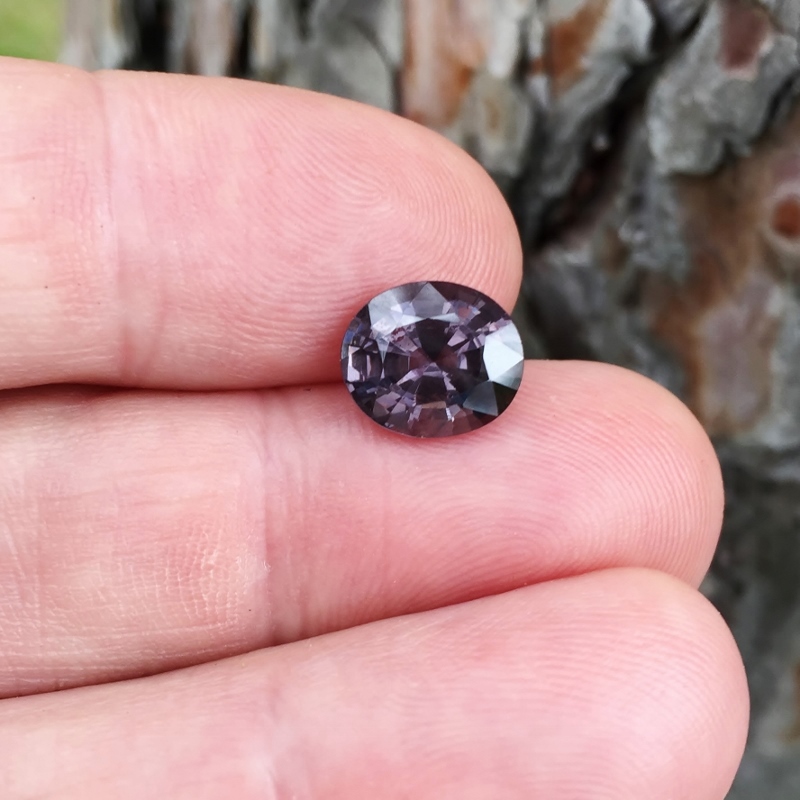 Big! Smokey Purple Natural Spinel Sri Lanka 3.77 ct  Litnon.com