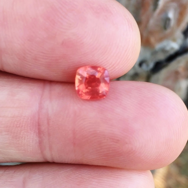 Sleepy Pinkish Orange Natural Burmese Spinel 1.19 ct  Litnon.com