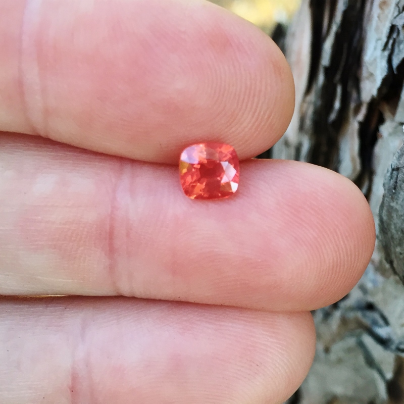 Sleepy Pinkish Orange Natural Burmese Spinel 1.19 ct  Litnon.com