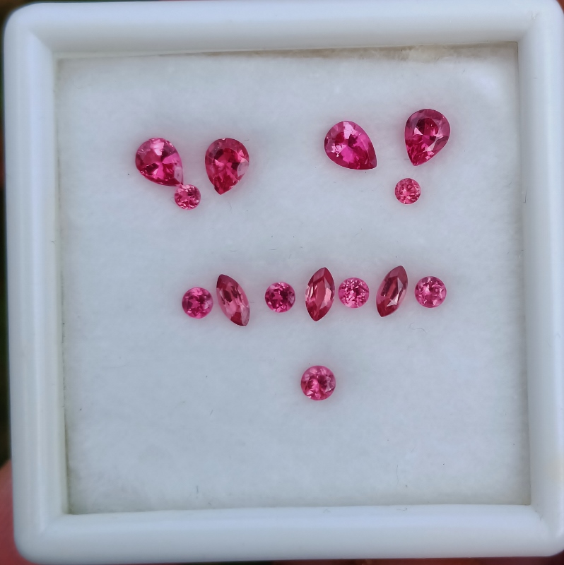 Hot Pink Natural Burmese Spinel Lot  Litnon.com