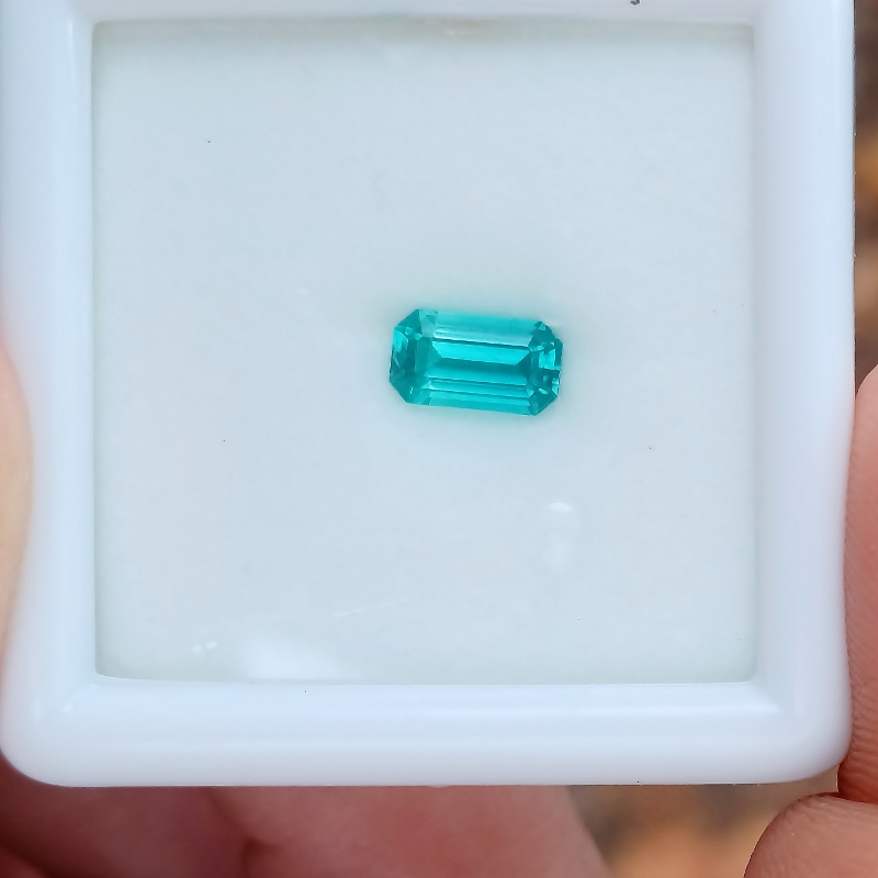 Special Color and Bright Natural Tourmaline Afghanistan 1.16 ct GL Litnon.com