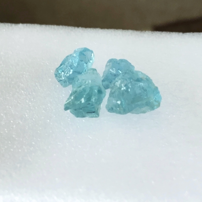 Nice Color! Aquamarine Facet Rough Nigeria 5.27 grams  Litnon.com